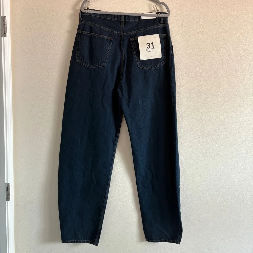 NWT Re/Done Tailored Ultra High Rise Barrel Jeans Size 31 Color: Bespoke